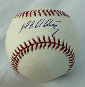 Magglio Ordonez Autographed Baseball w COA Rawlings OMLB Selig Ball