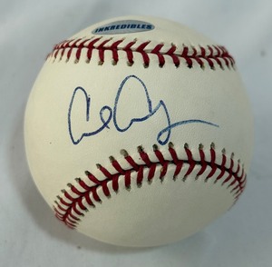 Carl Crawford Autographed Baseball w COA Rawlings OMLB Selig Ball