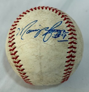 Marquis Grissom Autographed Baseball Rawlings Official Selig Training Ball