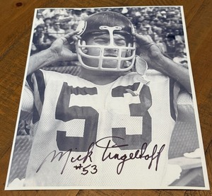 Mick Tingelhoff Autographed 8x10 Minnesota Vikings Football Photo