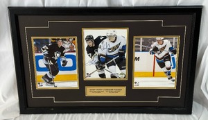 Alexander Ovechkin and Sidney Crosby Autographed Hockey Photo Custom Framed and Matted w/ COA