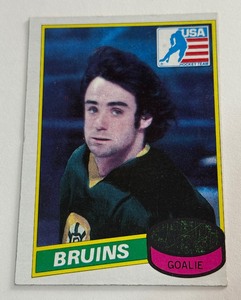 Jim Craig 1980 Topps Vintage Hockey Card
