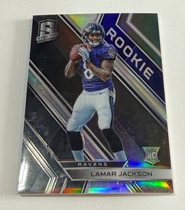 LaMar Jackson 99 RC 2018 Spectra #132 Rookie Football Card Numbered 2799