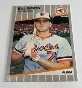 Bill Ripken F Face Black Box Error Card 1989 Fleer #616 Iconic Baseball Card