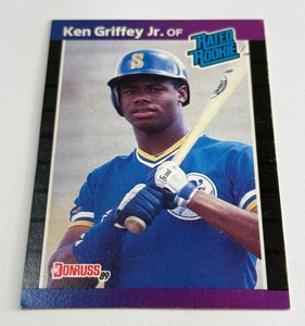 Ken Griffey Jr. RC 1989 Donruss Rated Rookie #33 Baseball Card