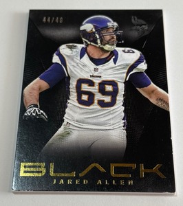 Jared Allen 49 2013 Black #60 Numbered 4449 Minnesota Vikings Football Card