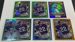 (7) Paul Krause Numbered Cards 50, (2) 99, 199, (2) 250
