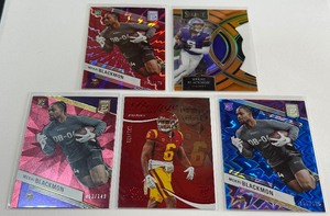 (5) Mekhi Blackmon RC Numbered Cards 149, 399, 499, (2) 625 - Minnesota Vikings Football