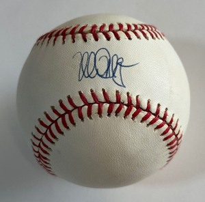Mark McGwire Autographed Baseball Rawlings OALB Brown Ball