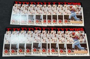 (20) Kirby Puckett 2nd Year 1986 Topps Baseball cards