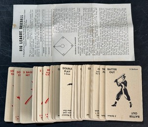1938 Big League Baseball Playing Card Set - Vintage