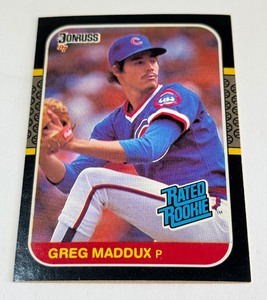 Greg Maddux RC 1987 Donruss Rated Rookie #36 Baseball Card