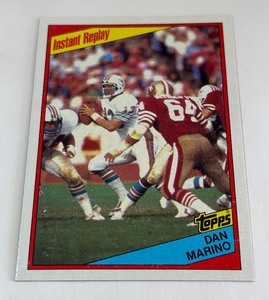 Dan Marino Rookie Year 1984 Topps #124 Vintage Football Card