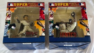 Brad Radke and Torii Hunter Super Sports Heroes Figures - Minnesota Twins Baseball