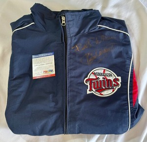 Kirby Puckett Autographed w/ PSADNA COA Minnesota Twins Baseball Jacket