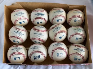 (12) Rawlings OMLB Selig Baseballs - Used  Practice - Box 2