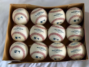 (12) Rawlings OMLB Selig Baseballs - Used  Practice - Box 3