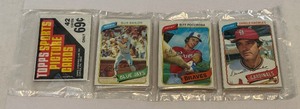 1980 Topps Baseball Rack Pack - Rickey Henderson RC - Vintage Baseball Cards - RARE