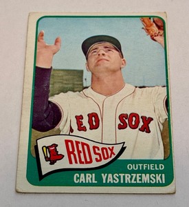 Carl Yastrzemski 1965 Topps #385 Vintage HOF Baseball Card