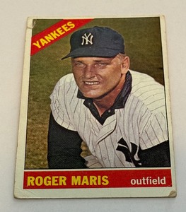 Roger Maris 1966 Topps #365 Vintage Baseball Card