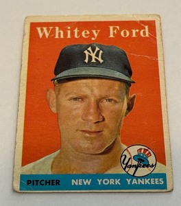 Whitey Ford 1958 Topps #320 Vintage Baseball Card