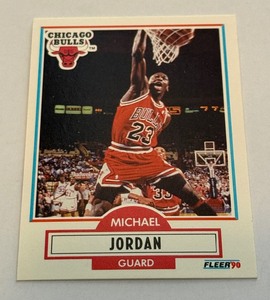 Michael Jordan 1990 Fleer #26 Basketball Card