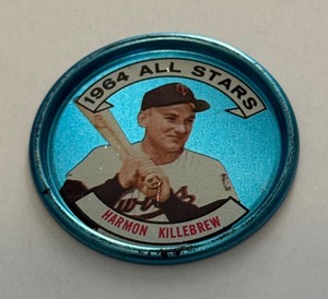 Harmon Killebrew 1964 Topps All-Stars Vintage Baseball Coin #133 Minnesota Twins