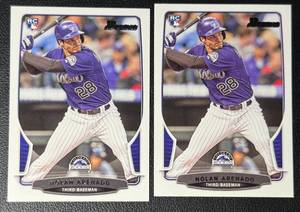 Nolan Arenado 2-Card Rookie Baseball Card Lot