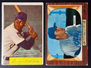 Luke Easter & Steve Bilko 2-Card Vintage Baseball Card Lot