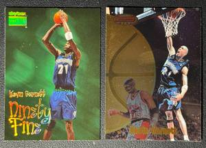 Kevin Garnett 2-Card Minnesota Timberwolves Basketball Card Lot (2)
