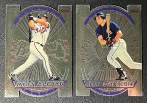 2-Card 1996 Bowman Best Cuts Insert Baseball Card Lot