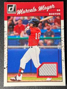 Marcelo Mayer 2023 Donruss Swatch Baseball Card No. 90M-MA