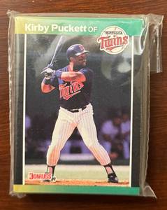 Kirby Puckett 1989 Donruss Minnesota Twins Baseball Card Lot