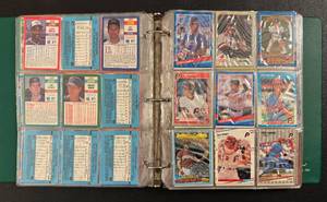 Misc Baseball Card Binder Lot