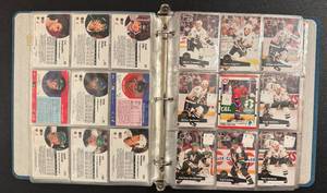 Various Years Bulk Hockey Card Binder