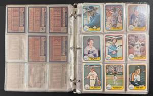 Bulk 80s Baseball Card Binder