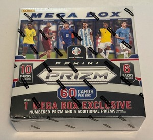 2024 Prizm Soccer Mega Box - NewSealed Cards
