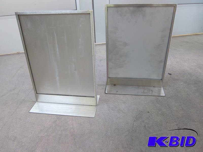 lot 19 image: Sign Insert Stands