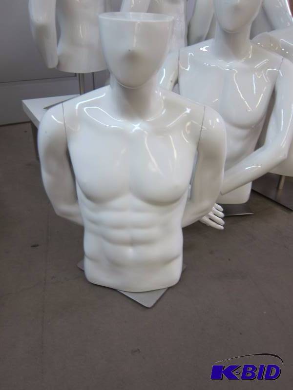 lot 7 image: Half Male Mannequins