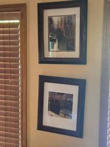 Lot of (2) Framed Contemporary Wall Art - Matted (One is of San Francisco, Signed)