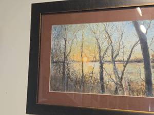 Wilderness Scene Framed Wall Art | Matted