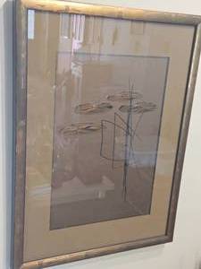 Lilly Pads Framed Wall Art  Matted
