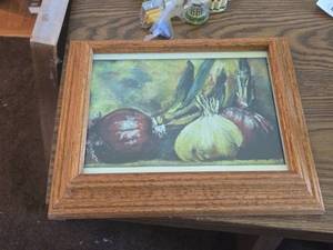 Painting - Vegetables - , Framed
