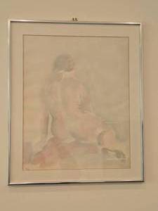 Art Work - Lady by Nancy - Signed , Framed