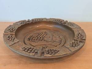Handcarved Wooden Bowl 11 12