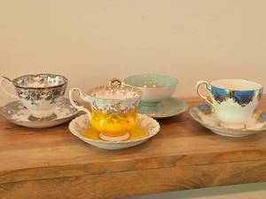 Tea Cup and Saucer Set of 4