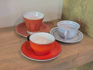 Tea Cup and Saucer Set of 3