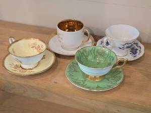 Tea Cup and Saucer Set of 4