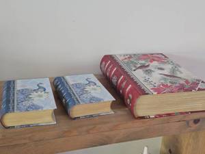 Lot of (3) Book Storage Boxes
