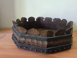 Wooden Dice Tray (lined)
